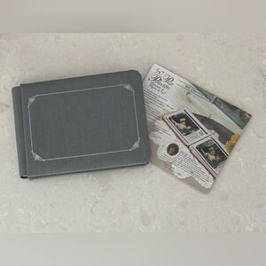 Creative Memories 5x7 Gray Album, 10 white pages, pack of page protectors